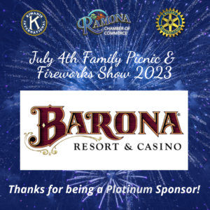 barona july 4th platinum sponsor