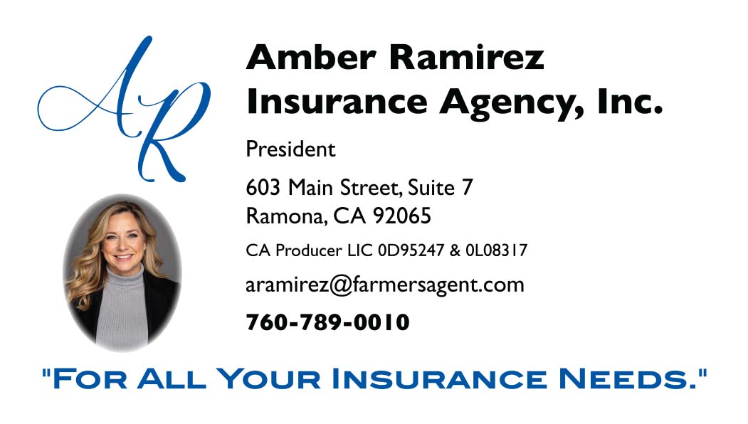 07-22-26 Ramona Chamber Happenings - Farmers Insurance - Amber Ramirez